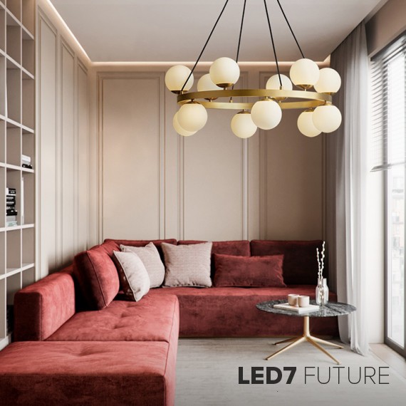 Loft Industry Modern - Large Ic Chandelier